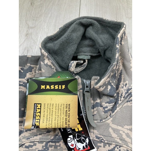 NWT MASSIF Digi Camo Jacket IWOL/Fire Resistant - Nomex Sz Small - Picture 3 of 5